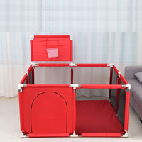 Clôture de parc pliable réglable pour bébé avec garde-corps de sécurité amovible pour les tout-petits rampants à l'intérieur