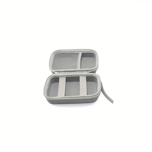 Fournisseur en gros – Étui rigide antichoc en EVA personnalisé avec logo pour sac de voyage numérique avec poche en filet, forme carrée - Product Image 2