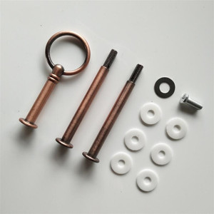 라운드 블랙 케이크 스탠드 핸들 하이 퀄리티 케이크 플레이트 핸들 2 단 3 단 컵케익 스탠드 핸들 - Product Image 5