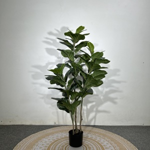 Lilian Đa Kích Thước Nhân Tạo Bonsai Fiddle Lá <span class=keywords><strong>Fig</strong></span> Fuax Ficus Lyrata Cây Đa Năng Kích Thước Chất Lượng Cao Nhân Tạo Thực Vật - Product Image 3
