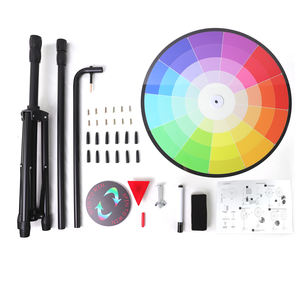 Rueda de <span class=keywords><strong>rifa</strong></span> a la venta Soporte de rueda de premio con 12 ranuras con rueda de premio de borrado en seco de la fortuna para juego de fiesta - Product Image 5