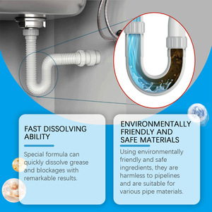 Compresse Effervescenti per Disotturazione Tubi, Dissolvono Ostruzioni in <span class=keywords><strong>WC</strong></span>, Scarichi a Pavimento e Cucina, Compresse Deodoranti - Product Image 5