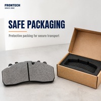 Hochreibungs-Sinterbremsbeläge für LKW, FF-Klasse Scheibenbremsbeläge für Schwerlast-LKW und Nutzfahrzeuge