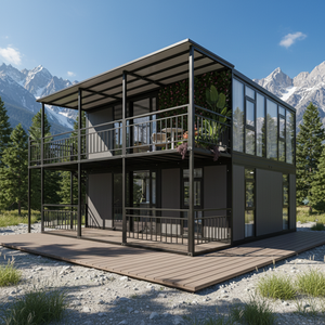 Casa Contenedor Expandible y Transpirable Estándar Europeo de 20 pies/30 pies/40 pies, 2-4 Dormitorios, Opción Moderna y Minimalista para Oficina, Hogar o Tienda - Product Image 1