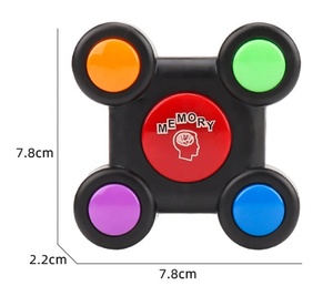 <span class=keywords><strong>Jeu</strong></span> électronique éducatif portable de mémoire et de reconnaissance des couleurs, <span class=keywords><strong>jeu</strong></span> de société classique avec lumières et sons, jouet lumineux pour enfants de 5 à 7 ans - Product Image 2