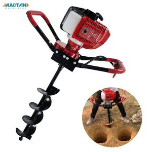 Tree Planting Earth Auger 52cc Gas Powered Earth Auger Portable <b>Hand</b> Ground <b>Drill</b> Earth Auger - Product Image 1