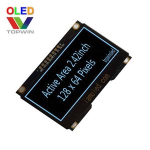 2.42 ''2.42 inç 128x64 piksel beyaz renk oled monte modülü TW28641240E01 SSD1309 IIC/I2C SPI küçük PAB kurulu - Product Image 4