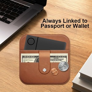 JMAX Ultra Thin Wallet Tracker <span class=keywords><strong>Card</strong></span> Finder MFi Certified Passport ICard Smart ICard Locator para <span class=keywords><strong>Apple</strong></span> Find My - Product Image 4