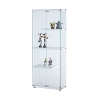 TMG-G61 clair verre trempé armoire à vin moderne luxe Bar meubles éclairage pour la maison Bar salon entrée hôtel appartement