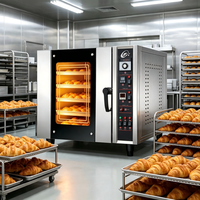 Fours à circulation d'air chaud verticaux professionnels avec 5, 8 ou 10 plateaux, fours à pain et à gâteaux, injection de vapeur