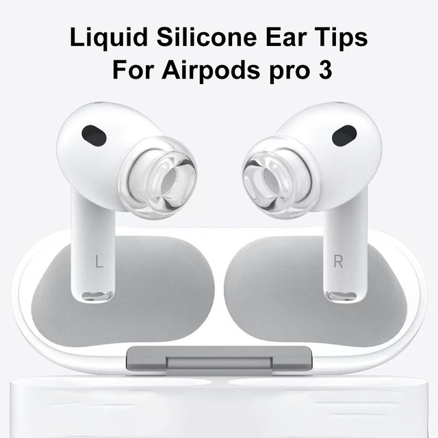 Ultra-Premium Liquid Silicone Ear Tips for AirPods Pro 3rd Gen (2025) Comfort Noise Cancelling Replacement Buds