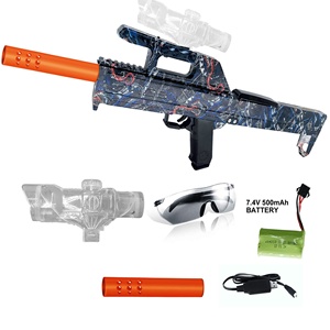 2024 <span class=keywords><strong>FMG9</strong></span> KK nouveau pistolet jouet électrique éclaboussures 7-8mm Gel bombe balle en plastique éducation jeu de tir pour les garçons âgés de 7 à 8 ans - Product Image 4