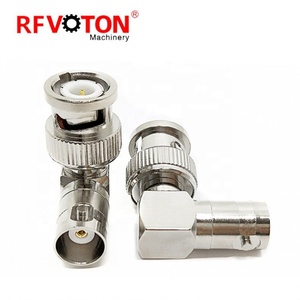Nối cáp đồng trục rf CCTV BNC nam cắm M để BNC nữ <span class=keywords><strong>jack</strong></span> <span class=keywords><strong>F</strong></span> bộ chuyển đổi góc - Product Image 3