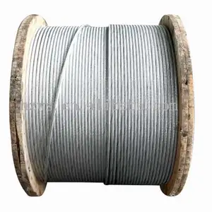 7/1.67mm Galvanized Stranding Steel Wire for ACSR aluminum conductors