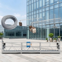 Plateforme en aluminium galvanisé ZLP630 ZLP800 ZLP1000, capacité de levage de 630, 800, 1000 kg, hauteur de levage supérieure à 10 m, solution globale pour la construction