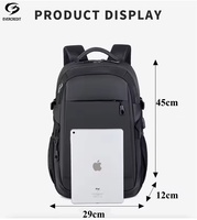 Sac à dos extensible pour ordinateur portable en stock, grande capacité, idéal pour étudiants et professionnels, vente en gros pour marques