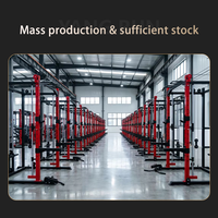Máquina Smith Multifuncional Comercial con Sistema de Poleas y Cables Cruzados para Entrenamiento de Fuerza CE YR-H003