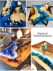 Usine directe 4kg durcissement rapide et résistant au jaunissement cristal époxy clair pour projets de résine d'art fabrication de bijoux peinture de revêtement - Product Image 3