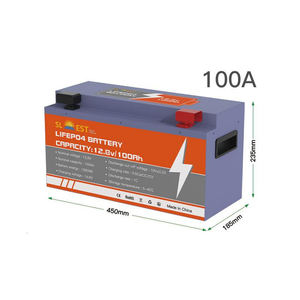 Batería de Energía Doméstica LiFePO4 de 1.2KWh 12.8V 100Ah, Celdas de Grado A, BMS Inteligente, +5000 Ciclos, Serie 4 Completa, para Vehículos Eléctricos - Product Image 2