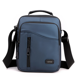 Sac à bandoulière unisexe de haute qualité en tissu Oxford imperméable, sac de poitrine décontracté, sac à main de voyage avec fermeture éclair - Product Image 1