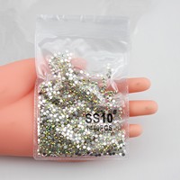1440 pièces/sac SS6 SS8 Nail Art strass divers opale couleur Flatback noir Nail Art charme strass fournisseurs