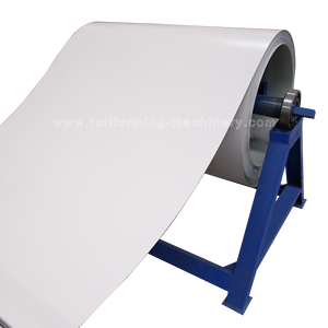 큰 Bambo 인기 단계 대상 포진 금속 유약 강판 롤 양식 타일 만드는 지붕 기계 - Product Image 5