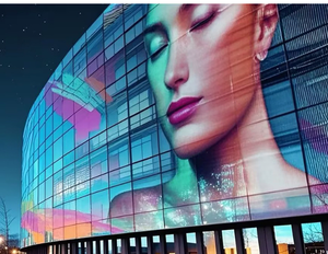 Durable Outdoor Transparent LED Screen with IP65 Waterproof Rating - Product Image 4