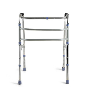 Andador de Acero Inoxidable con Ruedas y Altura Ajustable para Personas Mayores y con Discapacidad - Product Image 3