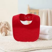 Bavoir bébé nouveau-né en coton 100% avec fermeture à bouton, imperméable, nouveau design, service OEM disponible, logo imprimé