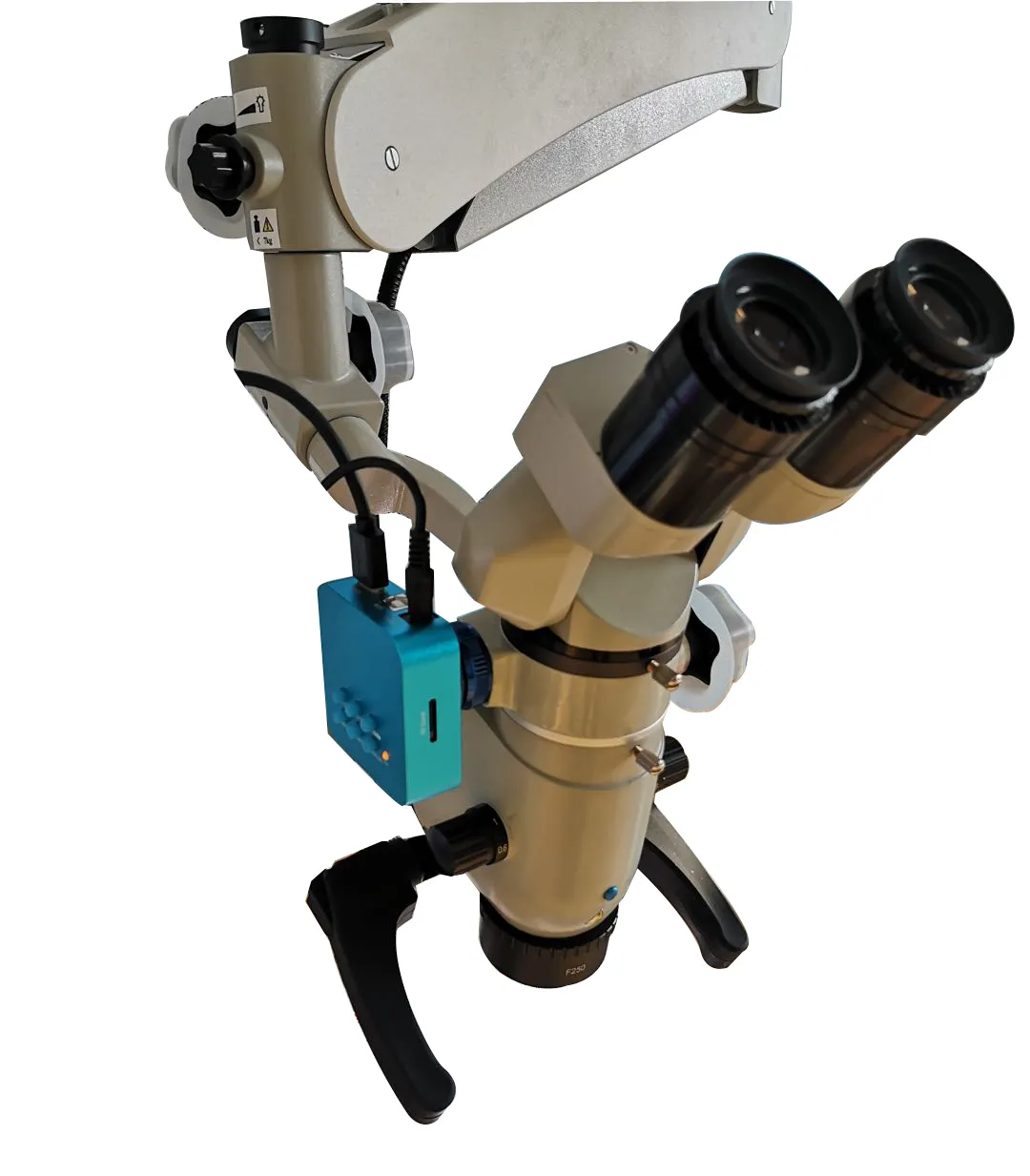 Divisor de haz integrado, adaptador de cámara CCD, sistema de grabación de vídeo HD, solución Digital para microscopios quirúrgicos