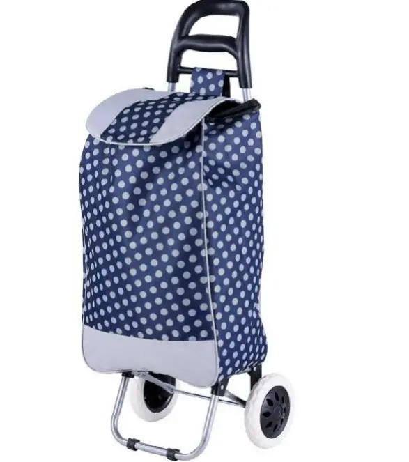 Le caddie réutilisable bon marché léger de Offre Spéciale met en sac le chariot pliant d'achats de chariot