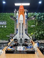 Kit d'éclairage LED pour système de lancement spatial Artemis de la NASA, jouet de fusée spatiale créatif et éducatif, plus de 2200 pièces, jouets les plus populaires