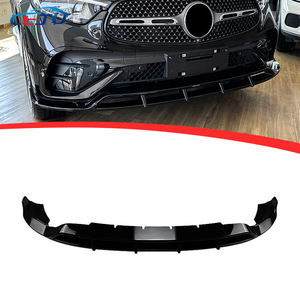 Nero lucido ABS carbonio Look B stile auto paraurti anteriore Spoiler mentoniera per <span class=keywords><strong>Mercedes</strong></span> Benz <span class=keywords><strong>GLC</strong></span> 300 X254 C254 2023-2025 - Product Image 1