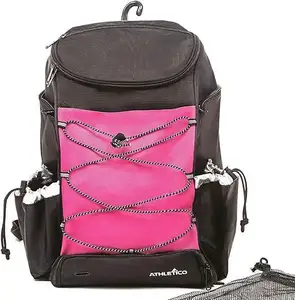 Большие теннисные сумки для женщин рюкзак с вентилируемым отделением для обуви и изолированным карманом, держат 2 ракетки для пиклбола