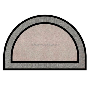 Tapis en caoutchouc gris polyester vierge pour sublimation, demi-cercle, 18x30 pouces, 24x36 pouces, 30x47 pouces - Product Image 1