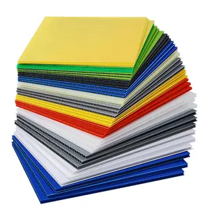 PP Material 2mm 3mm 4mm 5mm 6mm White Corrugated Plastic Board/corflute Sheets/corex Board Sheet