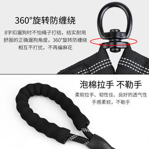 Guinzaglio per animali domestici a doppia testa a 13 colori Anti-groviglio elastico retrattile in Nylon guinzaglio stile moda direttamente dal produttore - Product Image 4