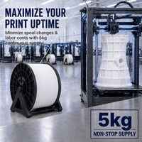 Filament PLA PRO 3D Sting 1,75 mm 5 kg Bobine Grande Capacité Sans Bulles Enroulement Précis Précision ±0,02 mm Filament d'Impression pour Imprimante 3D DIY