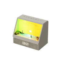 Réveil Lumineux 3D Simulant l'Aube avec Haut-Parleur Bluetooth, Horloge Numérique et Bruit Blanc pour Chambre d'Enfant