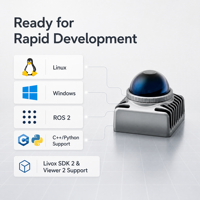 Capteur LiDAR 3D hybride à semi-conducteurs Livox Mid-360 Mid-360S Avia pour robot, drone, cartographie, évitement d'obstacles, scanner laser