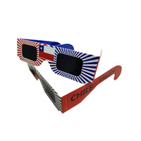 Lunettes de protection solaire annulaire totale personnalisées Ranguo pour l'observation d'un éclipse solaire, impression numérique sur papier, commande en gros promotionnelle, cadeau