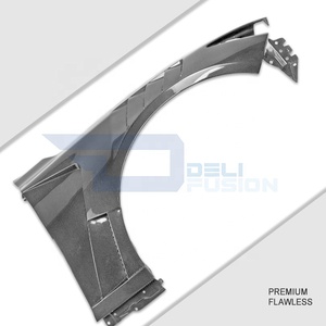 Alerón Delantero Ventilado de Fibra de Carbono Tipo DLF-V para Infiniti Q50 V37 2014-2017 (con Ventilación Superior) - Product Image 2