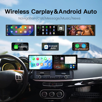 ZWNAV Double écran QLED 9,1 pouces pour Mitsubishi Lancer EX 2010-2017 Lecteur multimédia Android 15 Auto DVD Carplay GPS Navigation WIFI 4G