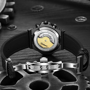 Reloj Mecánico Automático Multifuncional para Hombre, Diseño de Fibra de Carbono 2025, Resistente al Agua, Luminoso - Product Image 5