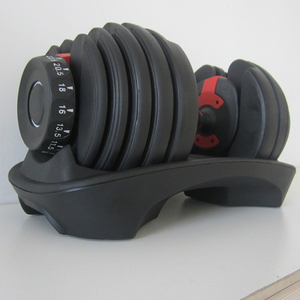 Set di Manubri Regolabili di Alta Gamma da 24kg con Cambio Rapido, Prodotto da <span class=keywords><strong>Palestra</strong></span> con Logo Personalizzato, Manubri Rivestiti in Gomma High-Tech - Product Image 2