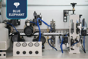 Bandeuse automatique S600 pour panneaux étroits, 4 moteurs, suivi de précision, haute stabilité, alimentation rapide pour le traitement des portes d'armoires en MDF et la fabrication de meubles - Product Image 3