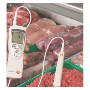 Testo 112 Thermomètre infrarouge pour contact alimentaire (-50 à 120 °C) pour la surveillance de la viande et la sécurité alimentaire - Product Image 1