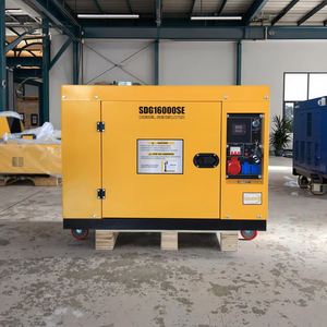 เครื่องกำเนิดไฟฟ้าดีเซลแบบพกพา Super Silent 10KW 50/60Hz ระบายความร้อนด้วยน้ำ ป้องกันเสียงรบกวน สตาร์ทอัตโนมัติ 20KVA 110V สำหรับใช้งานในอุตสาหกรรม - Product Image 1