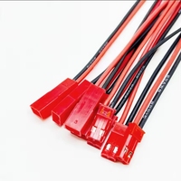 Connecteurs mâles et femelles 2,54 mm 2 broches très demandés avec câble en silicone 20AWG pour batterie RC