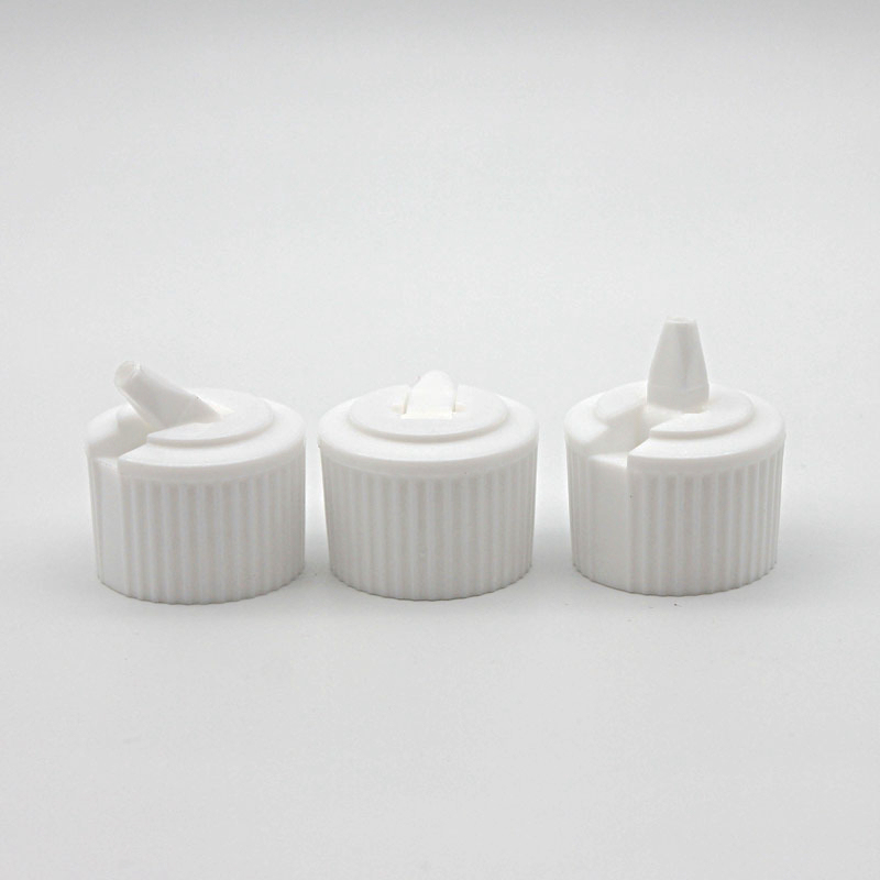20/410, 24/410, 24mm de plástico blanco de torreta de blanco de Plástico LDPE flip top pico tapas
